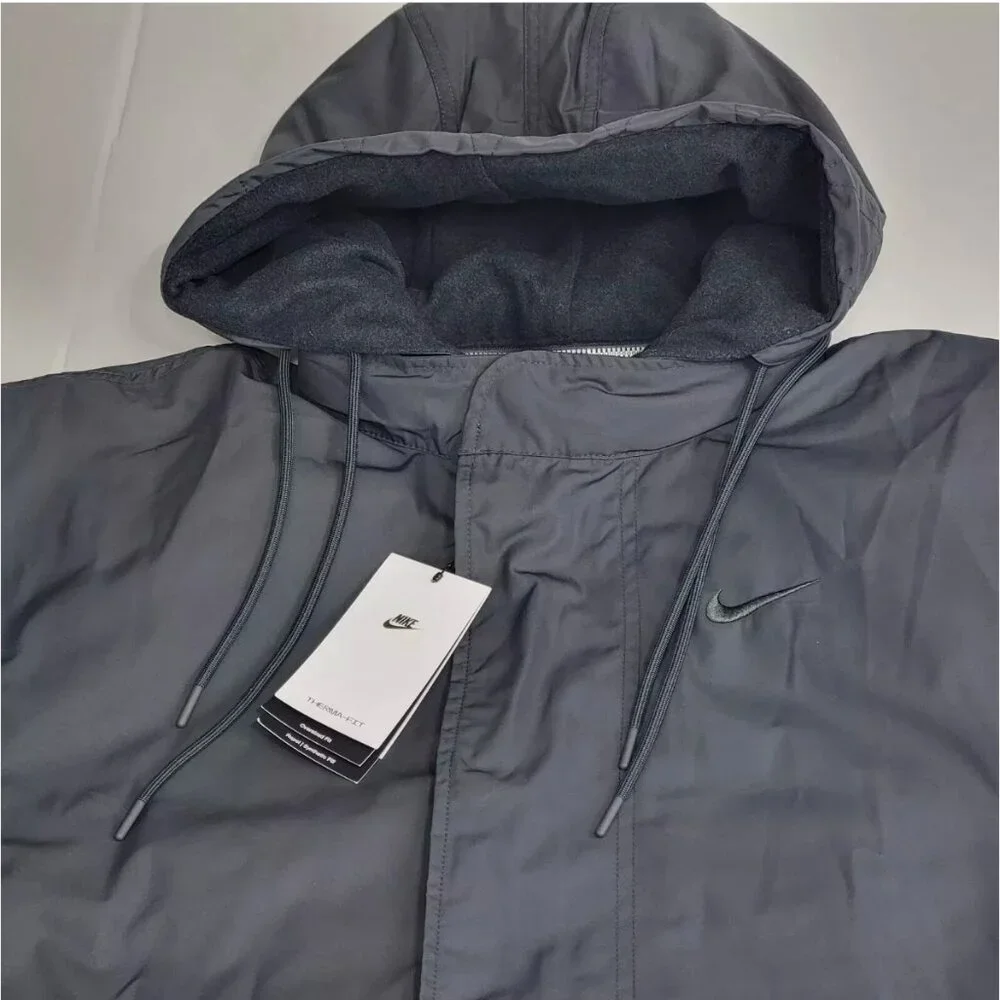 Nike 3 n 1 Therma Fit Life Parka Jacket Vests Smoke Grey DQ4926-070 Size S NEW